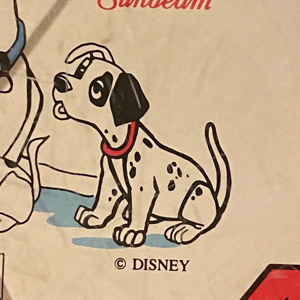 Vintage 101 Dalmatians 8.5” Wall Clock Walt Disney by Sunbeam